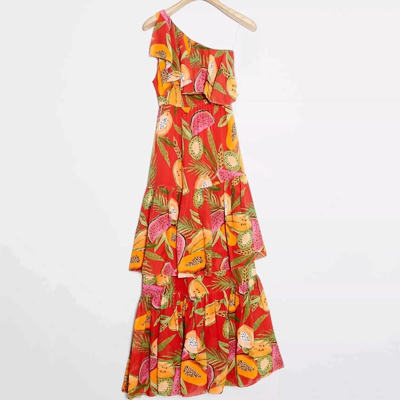 Anthropologie Farm Rio Papayas Maxi Dress - Picture 6 of 10